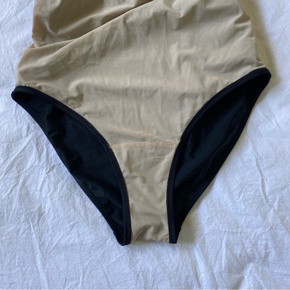 Black swimsuit w/ orange halter - Picture 5 of 5